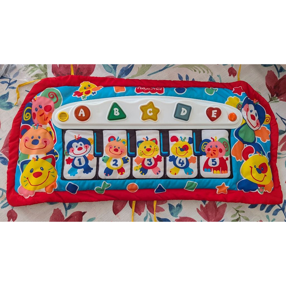 Fisher-Price Other - Baby Fisher-Price Learning Toy Piano Mat One Size Red Blue